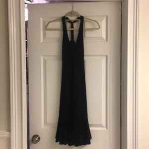 BEBE LBD, open back detail.